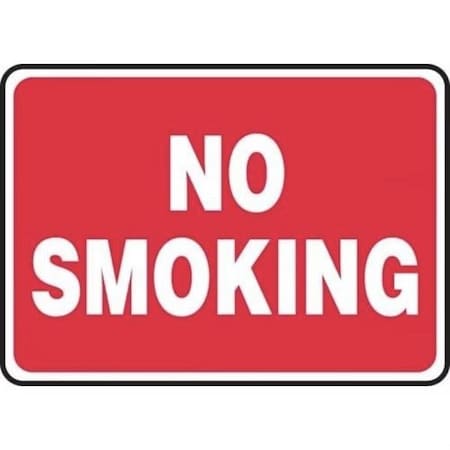 Accuform SAFETY SIGN NO SMOKING 7 in  X 10 in FRMSMK423VS